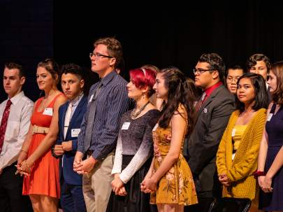 Recipients await award presentations