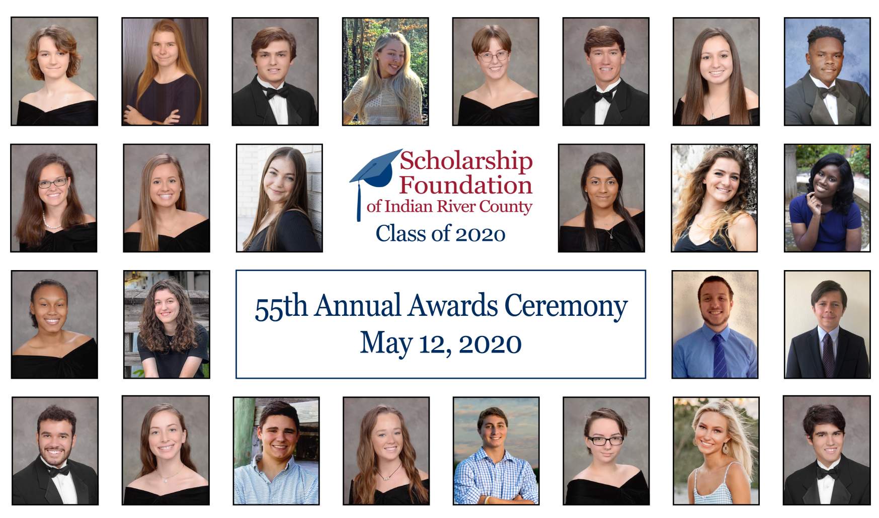 Class of 2020 received scholarship awards at 55th Awards Ceremony held "virtually" by Zoom webinar