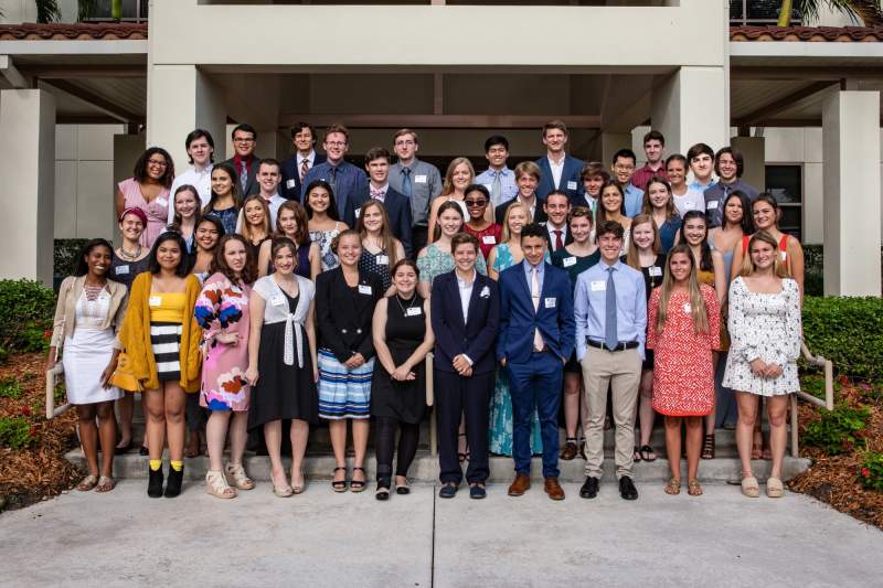 Scholarship Foundation Class of 2019 recipients gather at St. Edward's School prior to 54th Annual Awards Ceremony