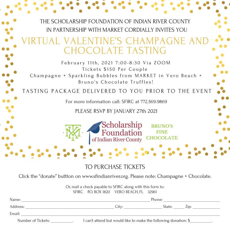 Click to print Champagne and Chocolate flyer