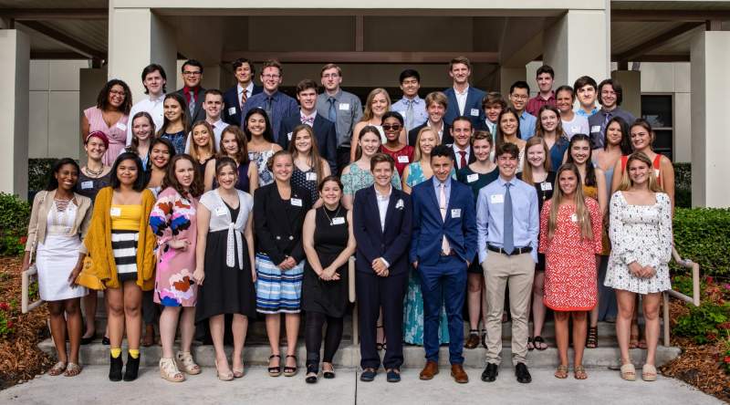 Scholarship Foundation Class of 2019 gathers at St. Edward's School.  Click for Photo Gallery.