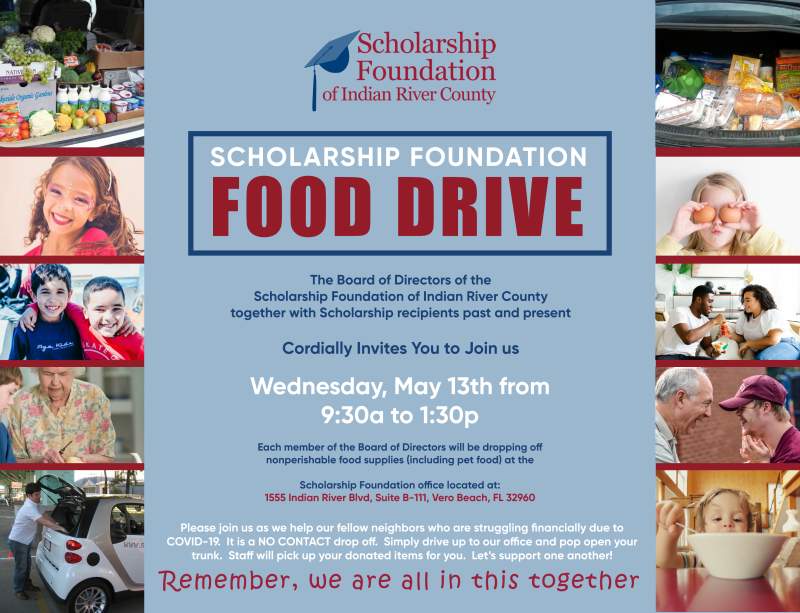 scholarship foundation food drive